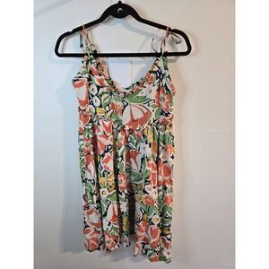 Patrons of‎ Peace Dress Tunic Small Tank Floral Paisley Grunge Boho Cottage Core